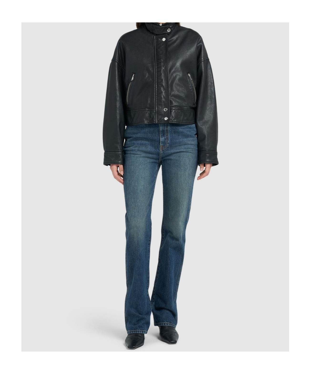 WEEKEND MAX MARA ANGEL[エンジェル] ラムレザー ジャケット 0400021946876_BLACK?wid=600&