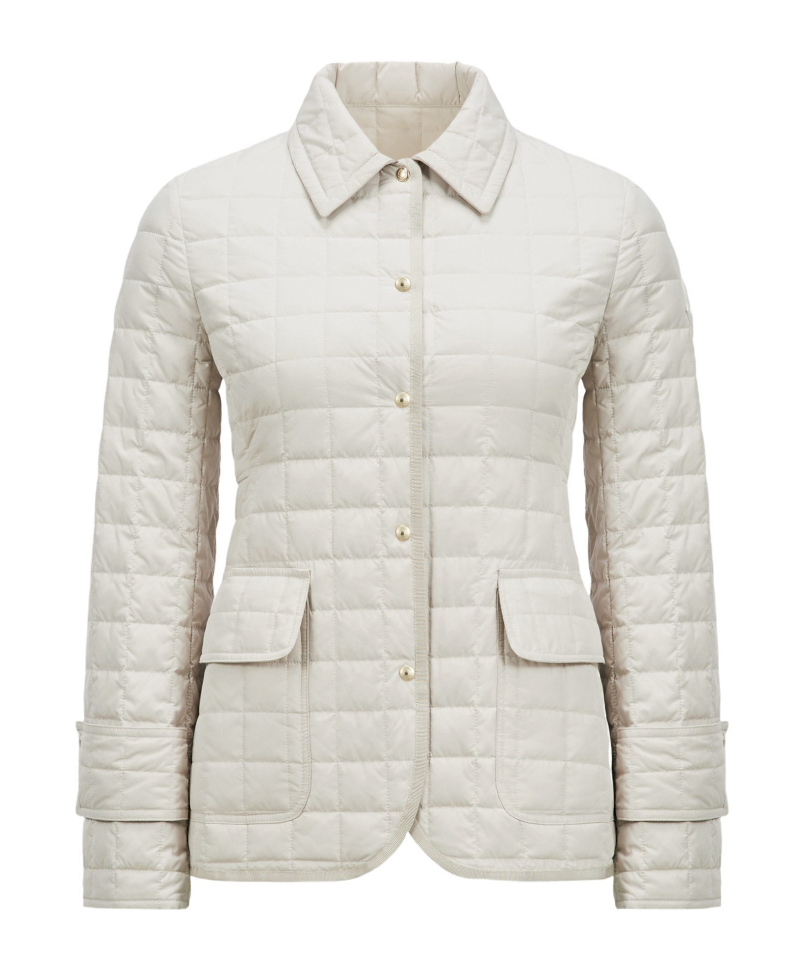 Moncler Epinal Square Quilted Down In White