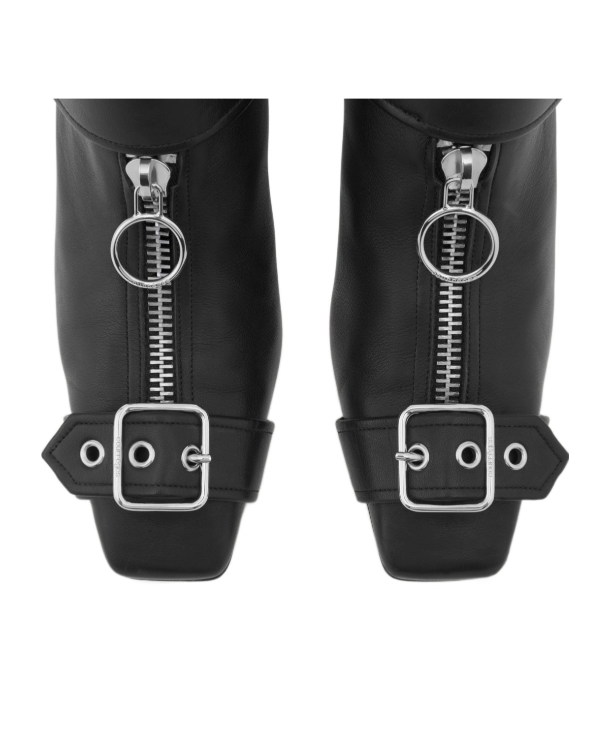 Courrèges Gogo 55mm Leather Mules In Black