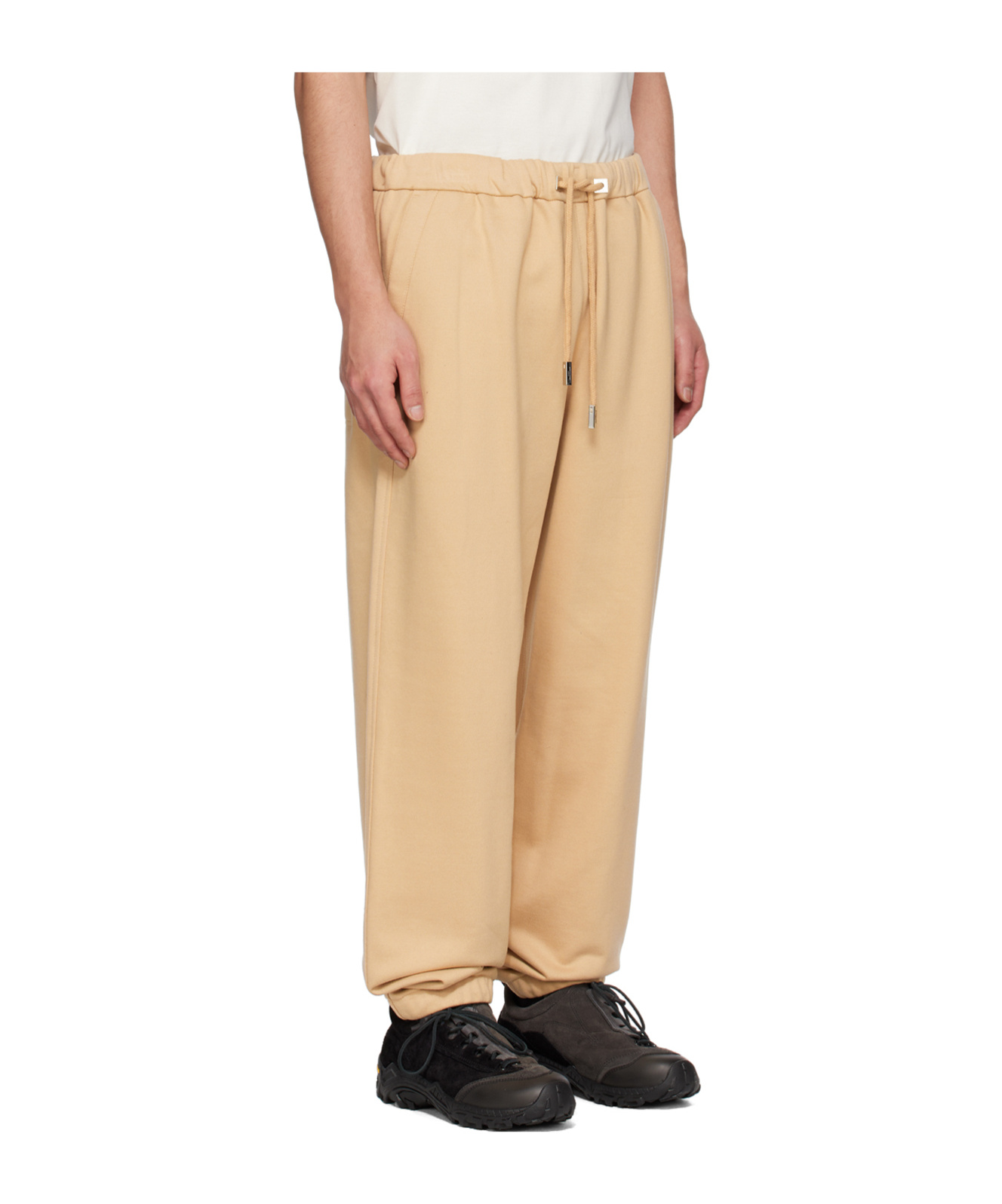 Wooyoungmi Beige Drawstring Lounge Pants In Multi