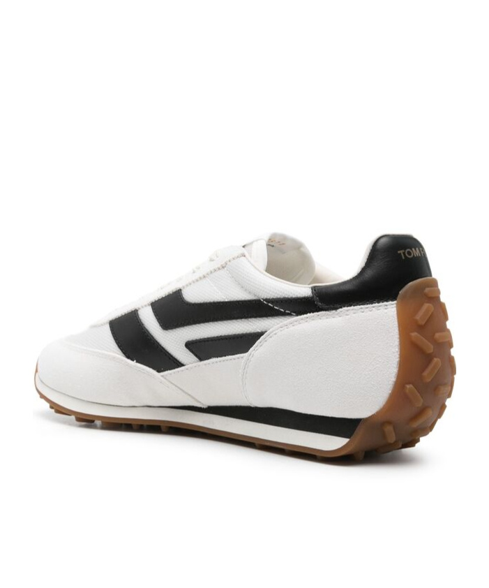 Shop Tom Ford Mick Sneakers In White
