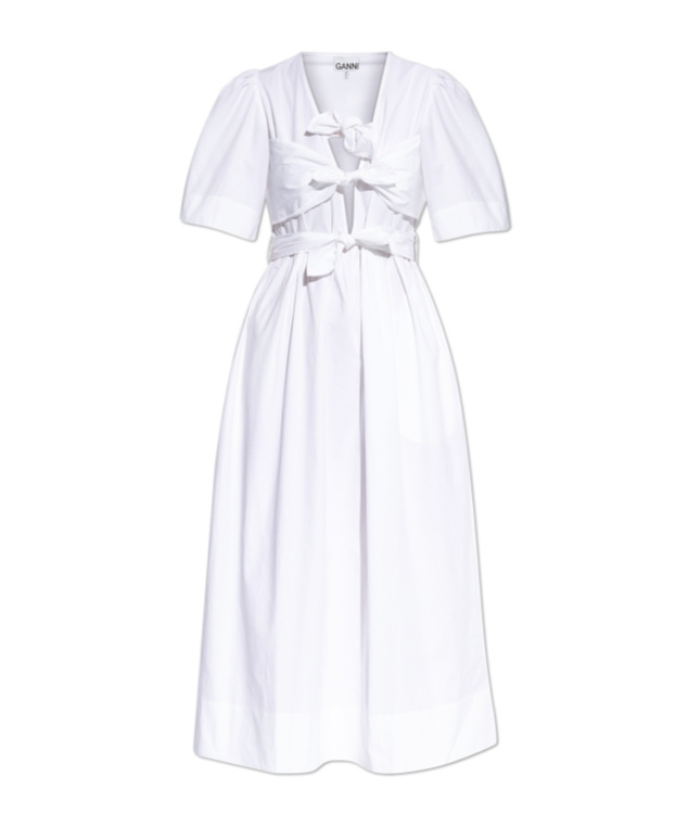 Ganni Puff Sleeve Dress