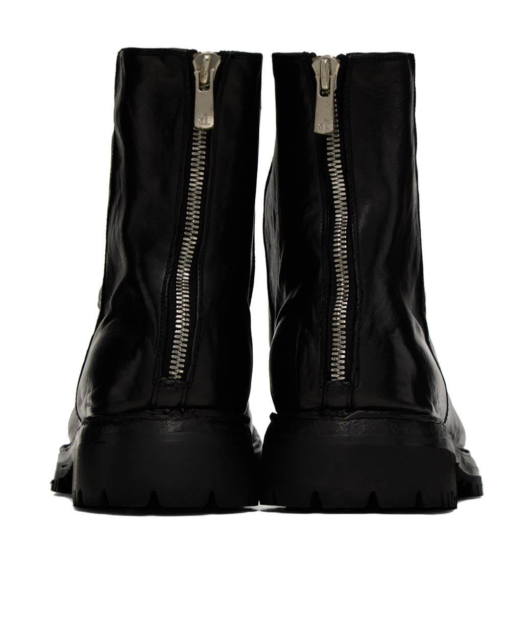 Officine Creative Ikonic 006 Zipper Boots In Black