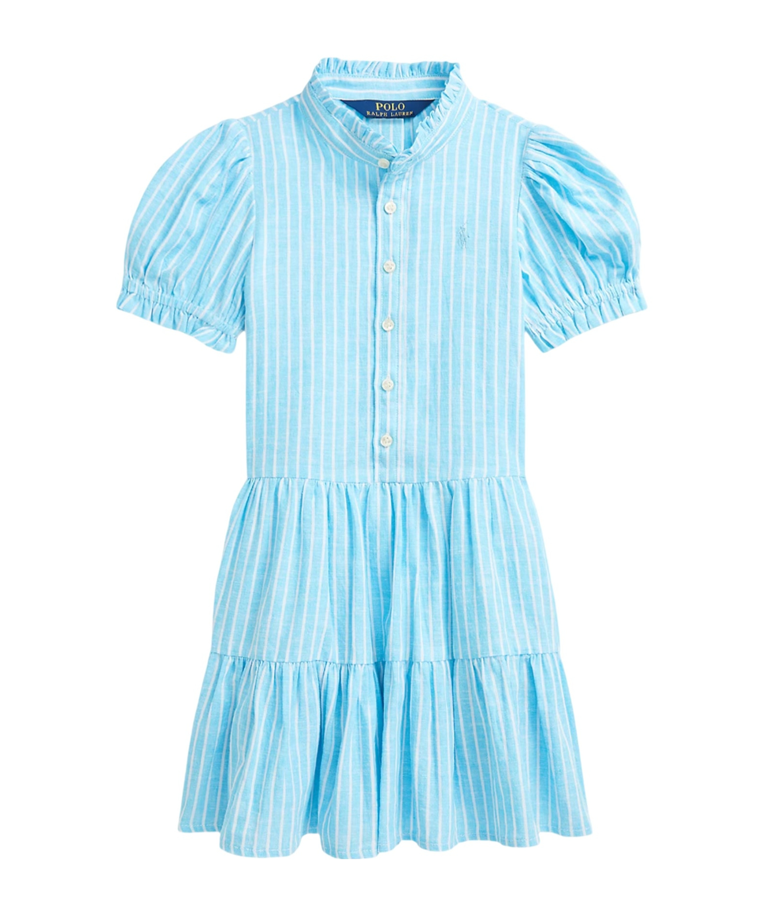 Polo Ralph Lauren Short Sleeve Dress In Blue