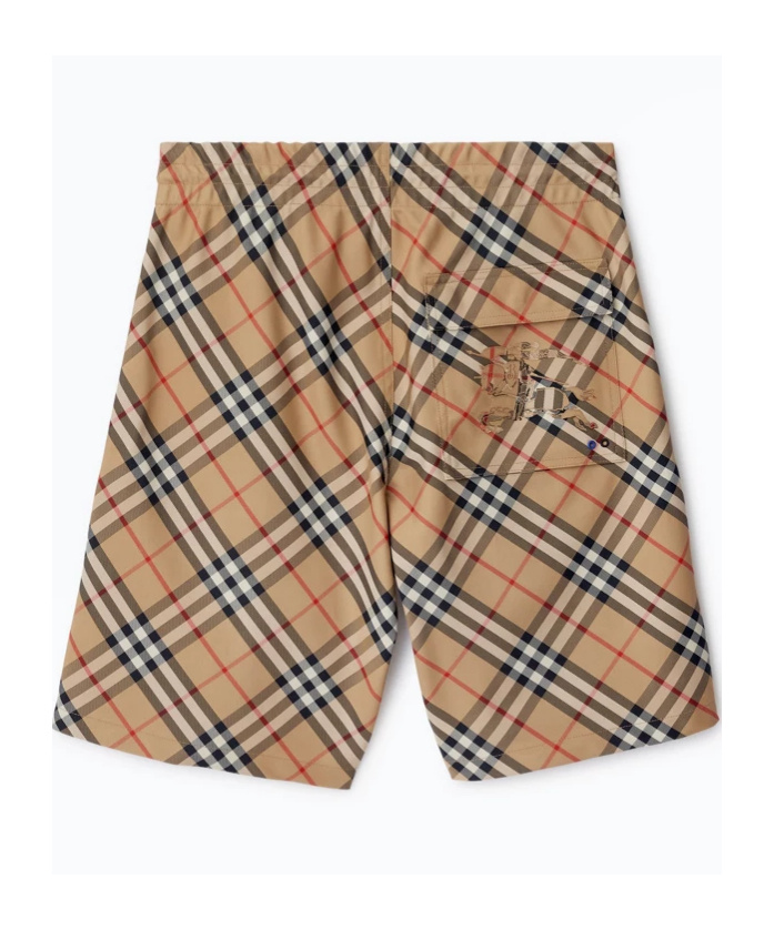 Burberry Vintage Check-print Drawstring Shorts In Multicolor
