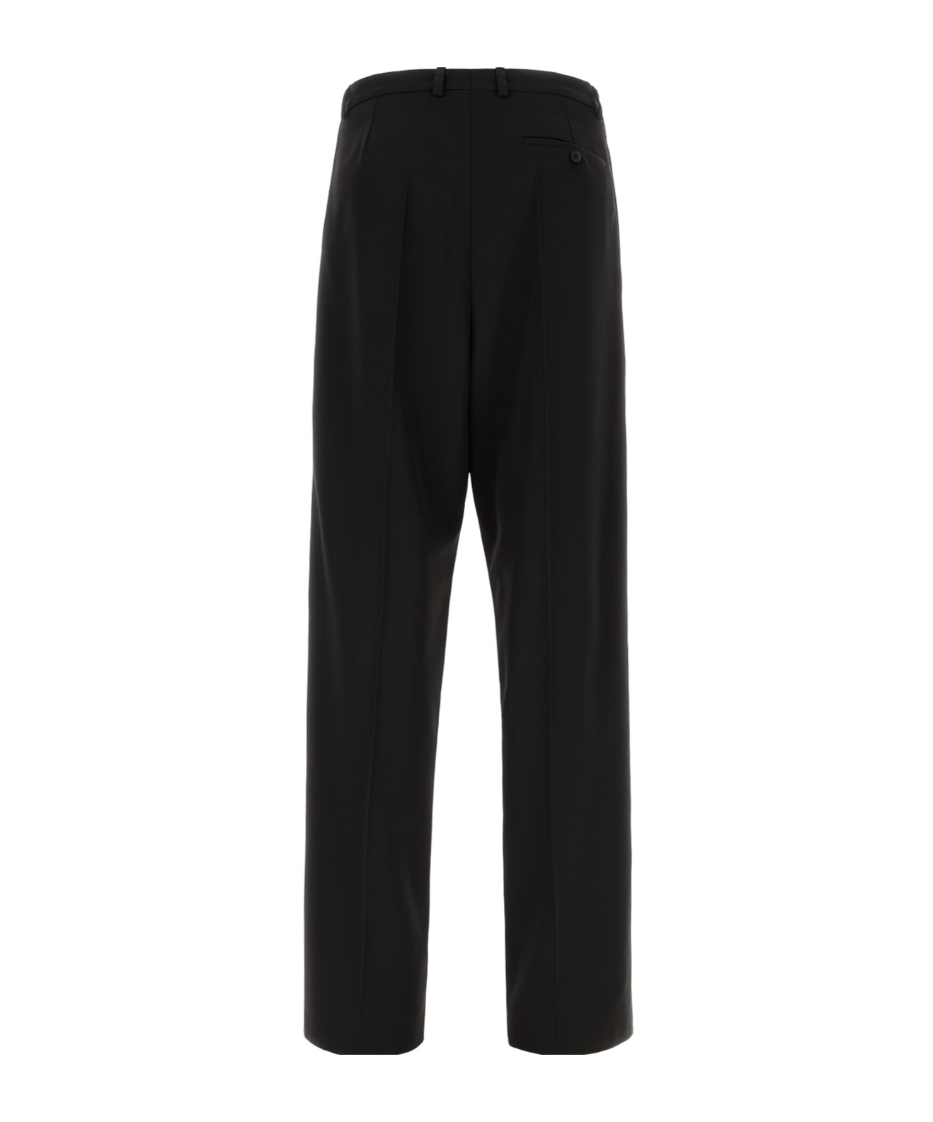 Balenciaga Men Large Tuxedo Pants In Black