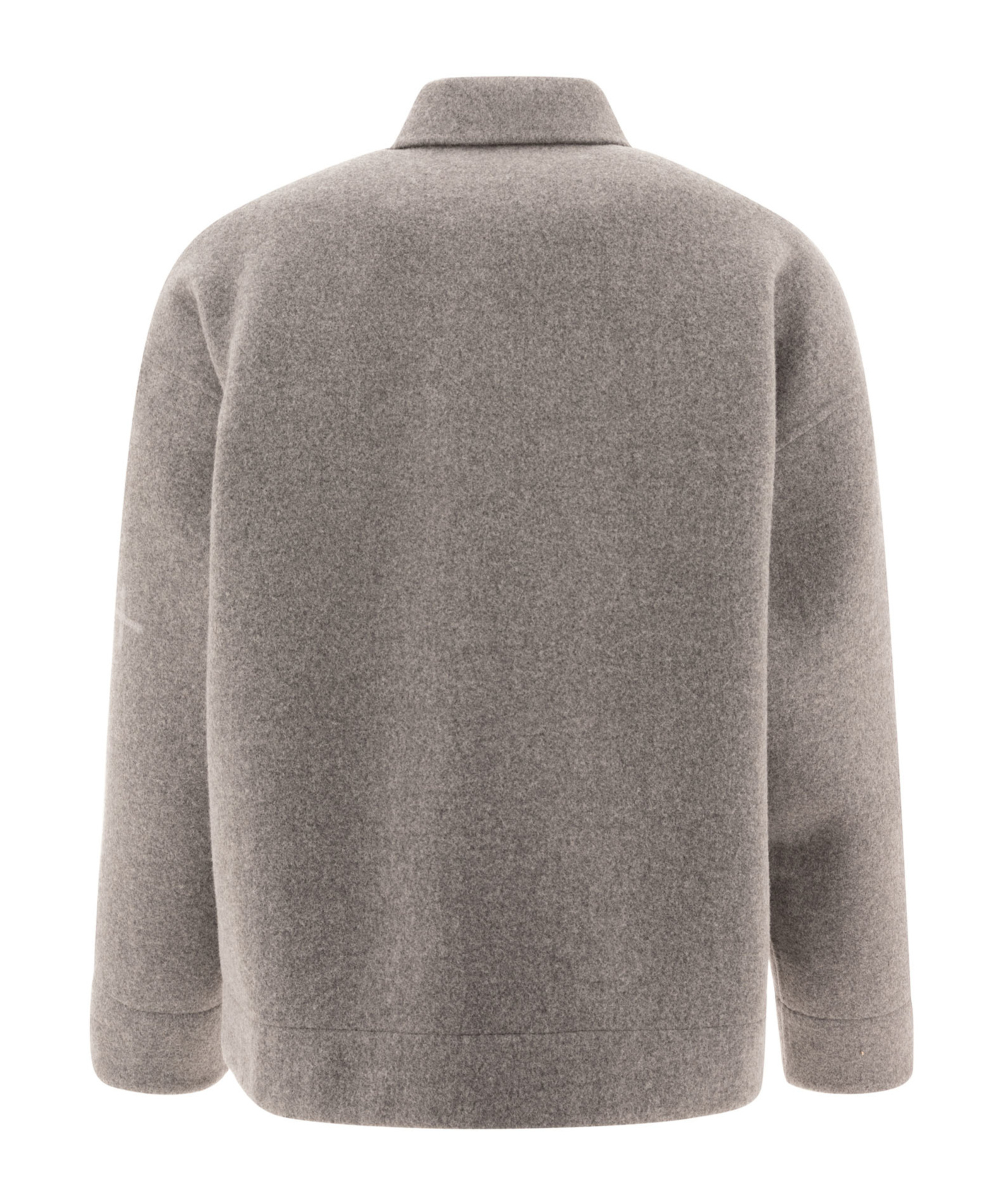 Jil Sander Relaxed Fit Wool Jacket For Men In Gray