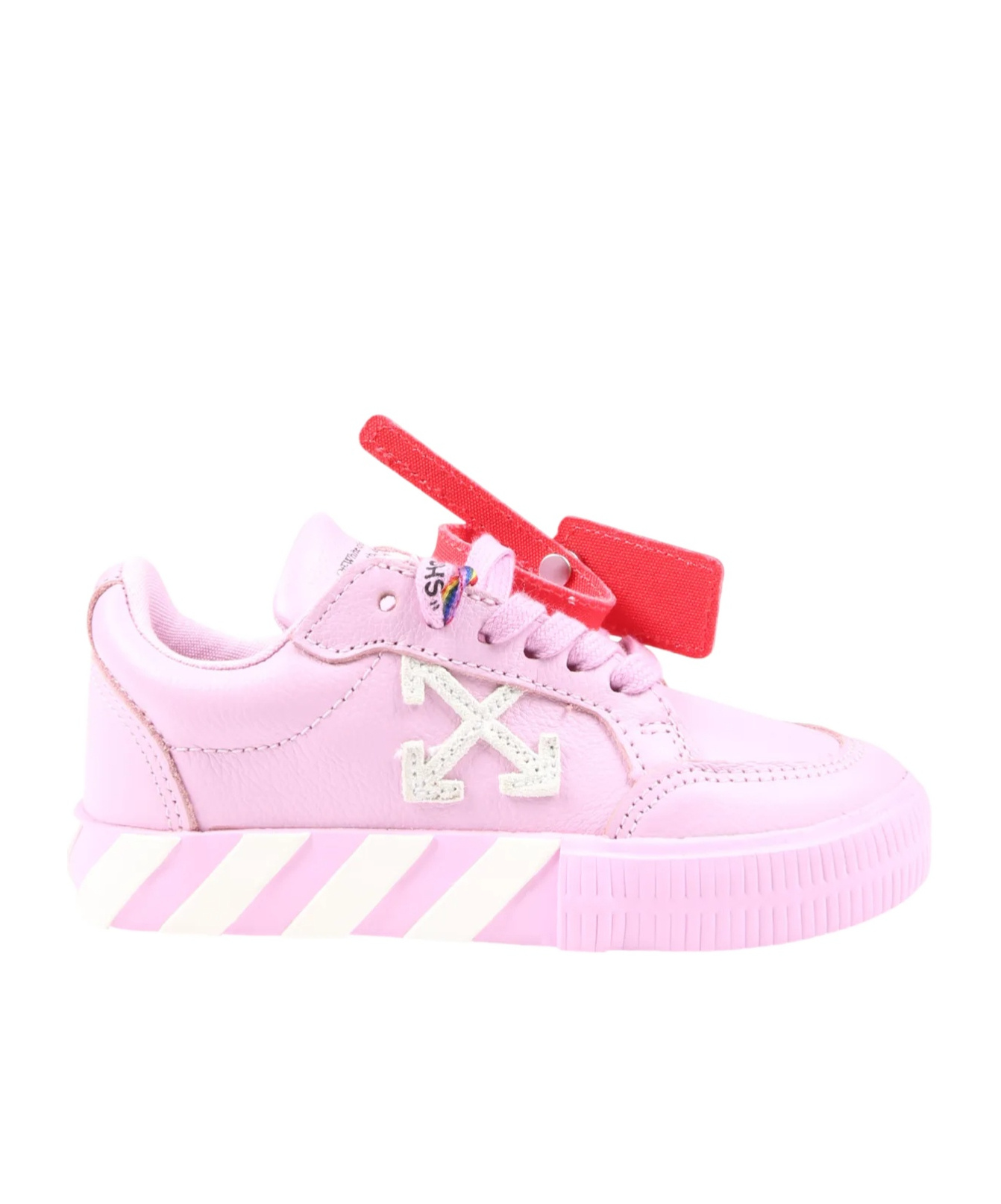 Off-white Kids Pink Vulcanized Sneakers In Pink