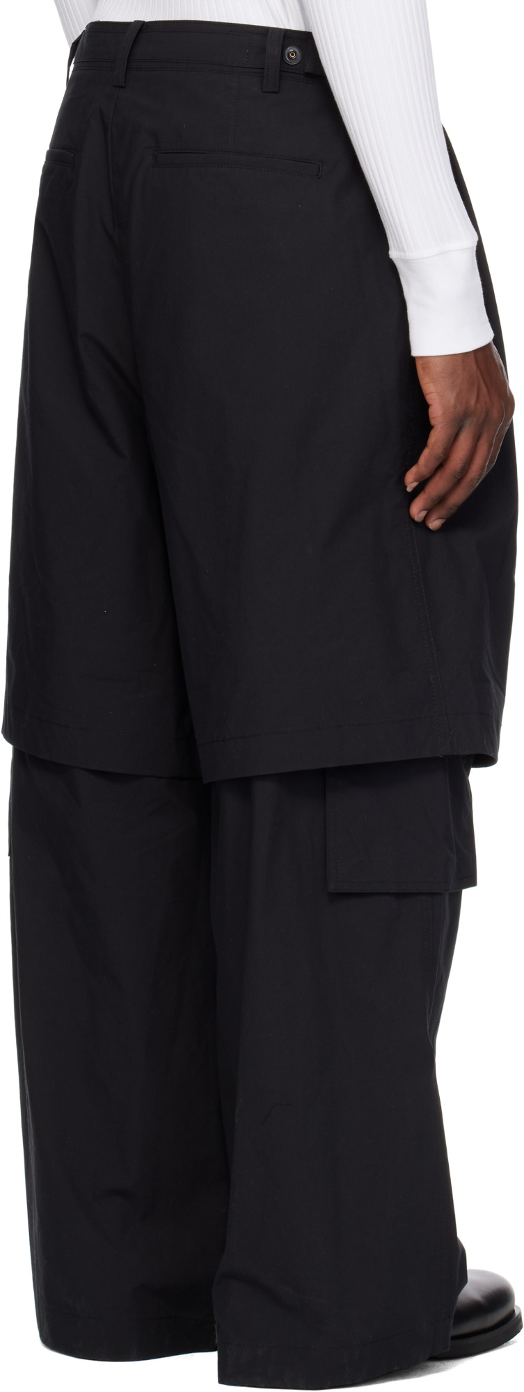 Juunj Detachable Pants In Black