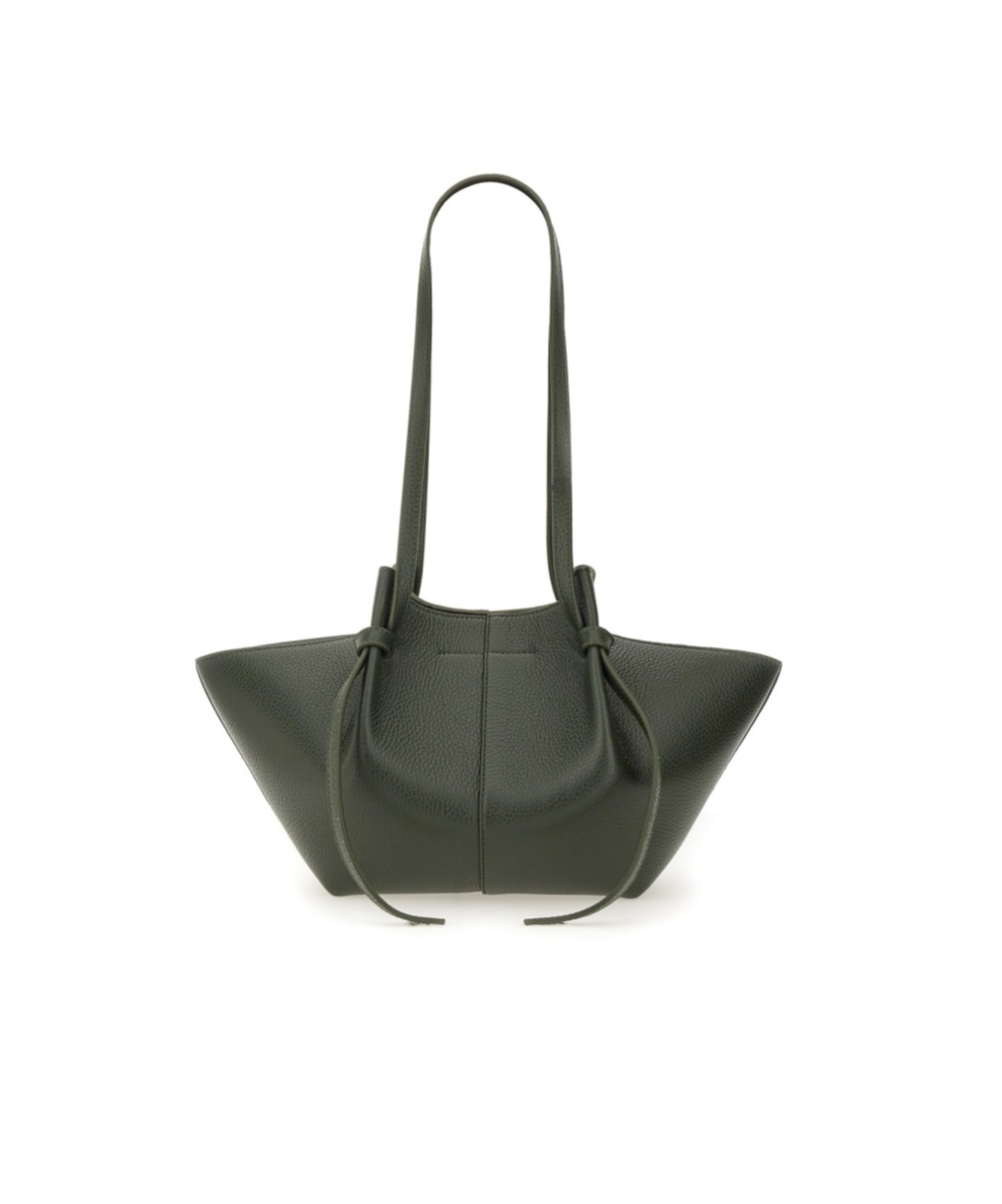 Yuzefi Letter Logo Shoulder Bag In Black