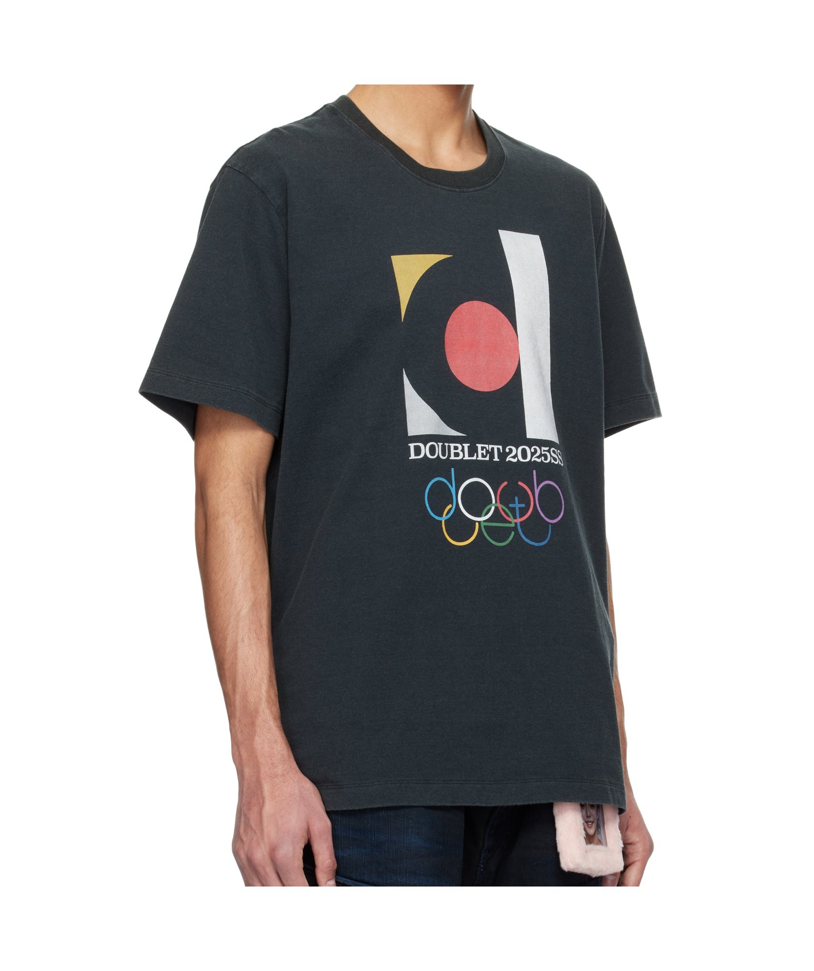Doublet Graphic-print T-shirt In Black