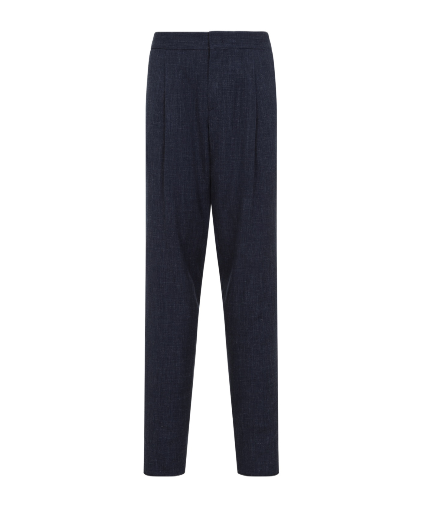 Giorgio Armani Elastic Waist Casual Pants In Black