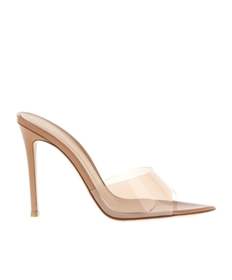 Gianvito Rossi Pointed High-heeled Sandals In Neutral