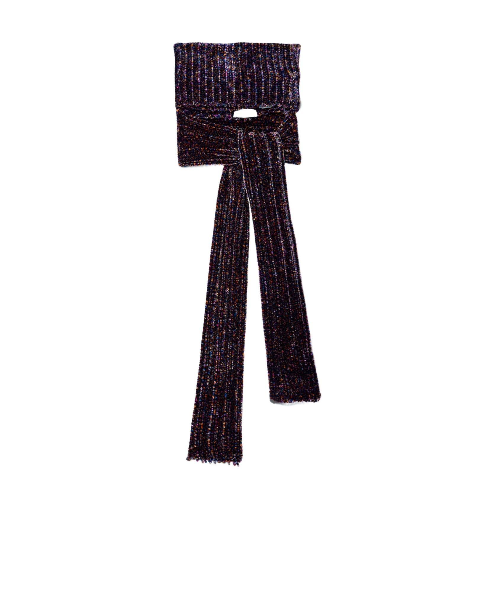 Dries Van Noten Rectangular Pattern Scarf In Blue