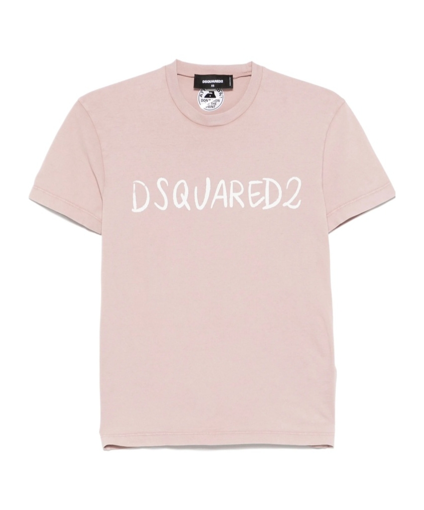 Dsquared2 Logo-print T-shirt In Pink
