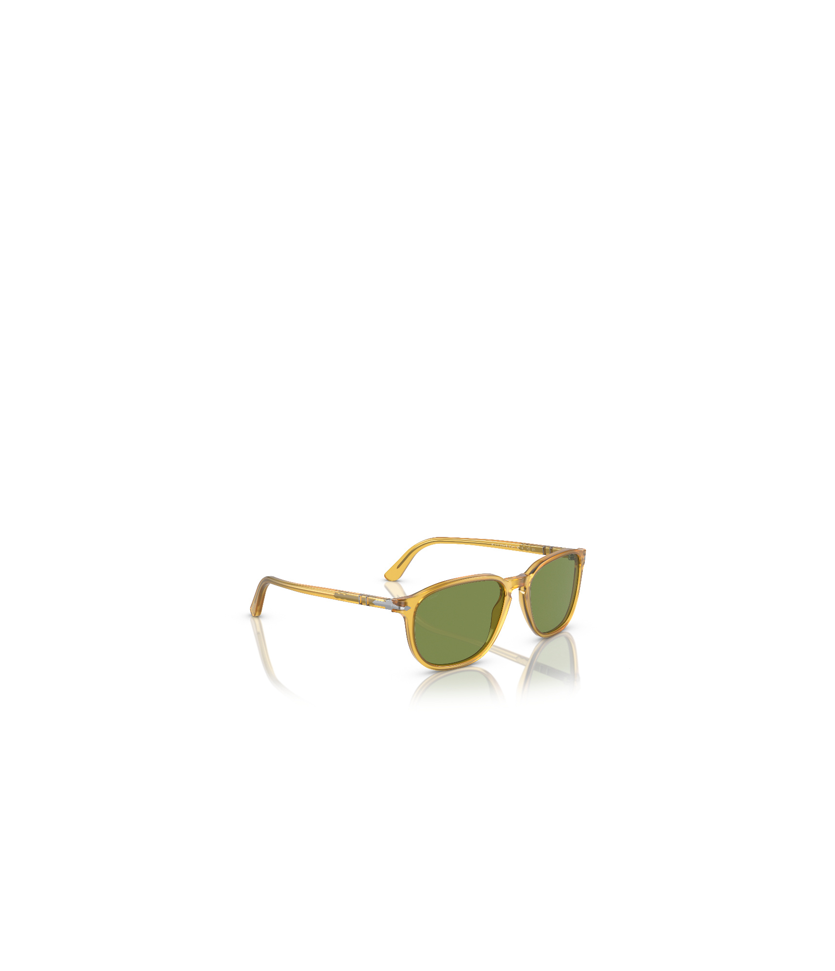 Persol Rectangular Sunglasses In Green