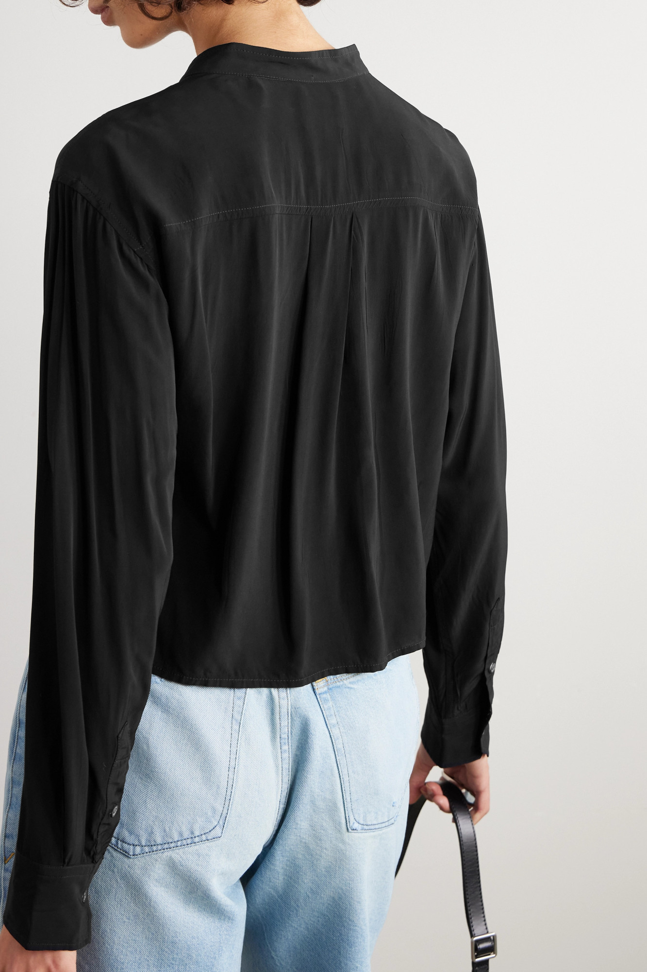 Isabel Marant Long-sleeved Shirt In Black