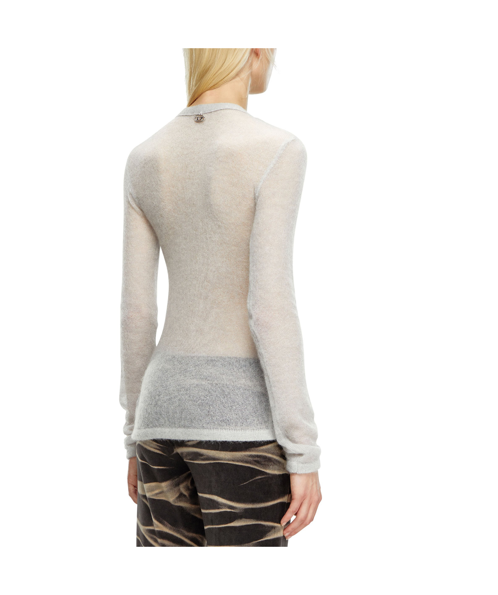 Diesel Layered-effect Knitted Cargidan In White