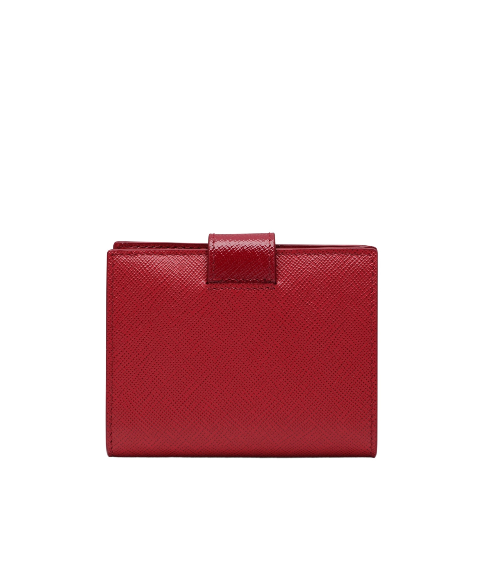 Prada Saffiano Wallet In Red