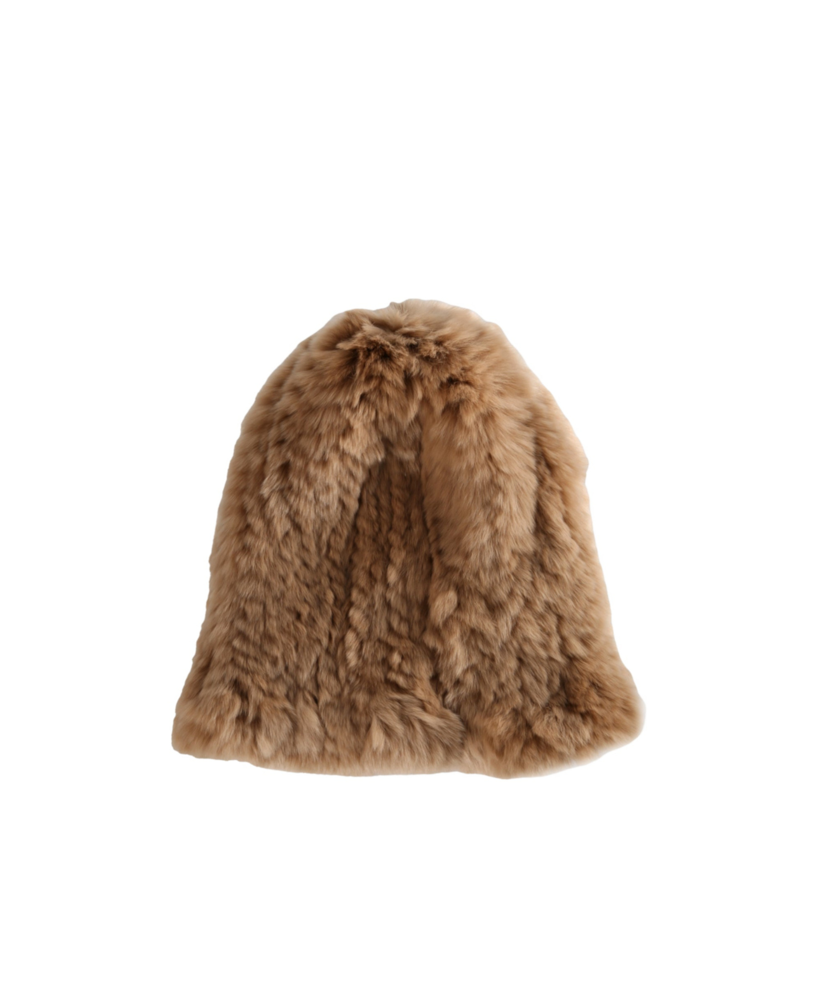 Yves Salomon Warm Fuzzy Hat In Brown
