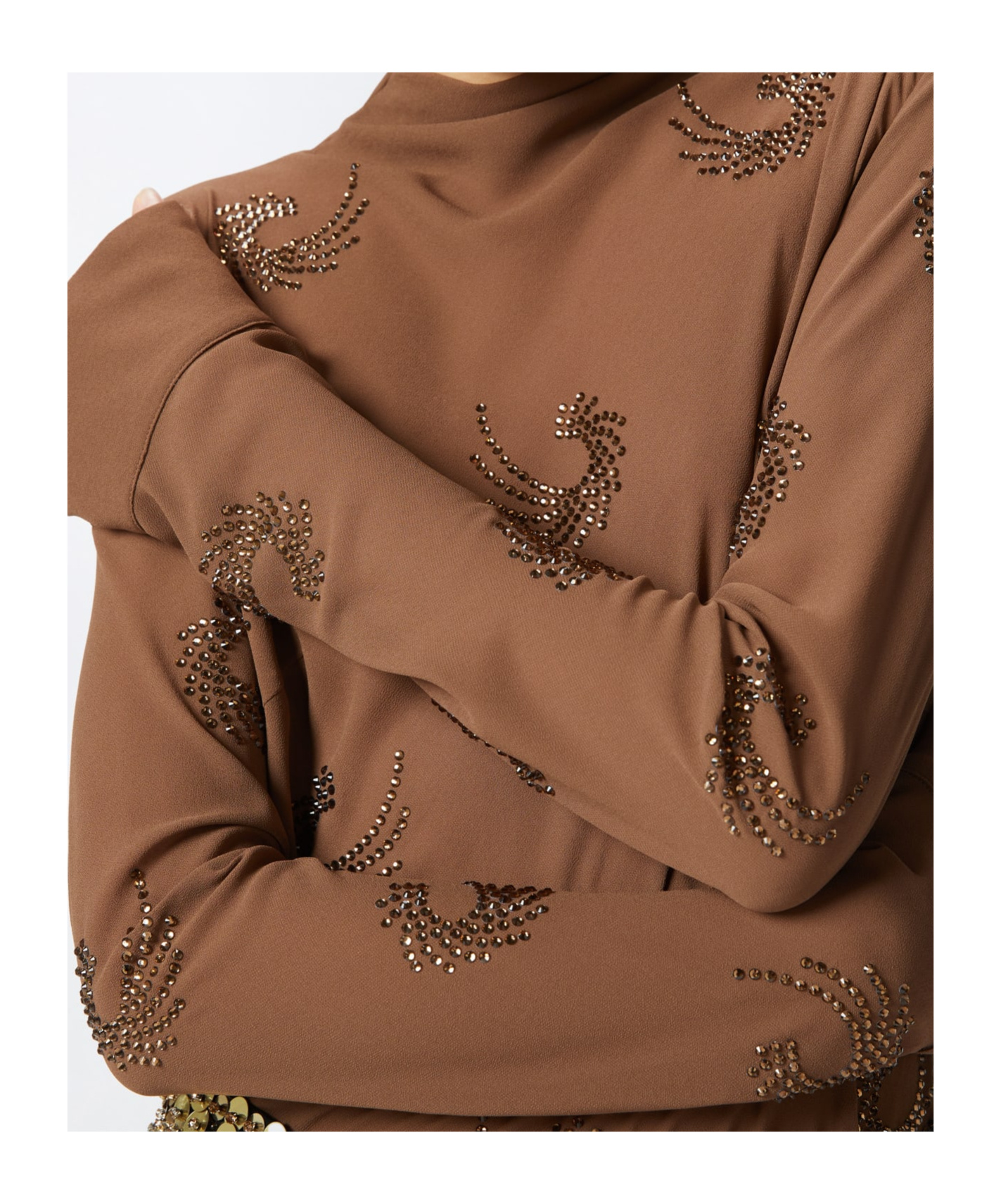 Pinko Rebora Blouse In Brown