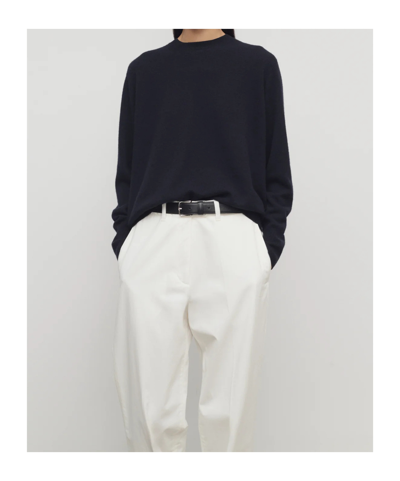 The Row Long-sleeved Sweater In Blue