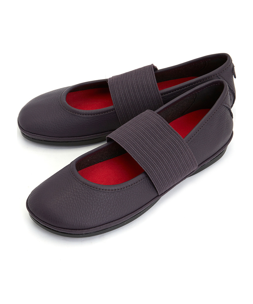 Shop Camper Right Nina Ballerina Shoes In Black