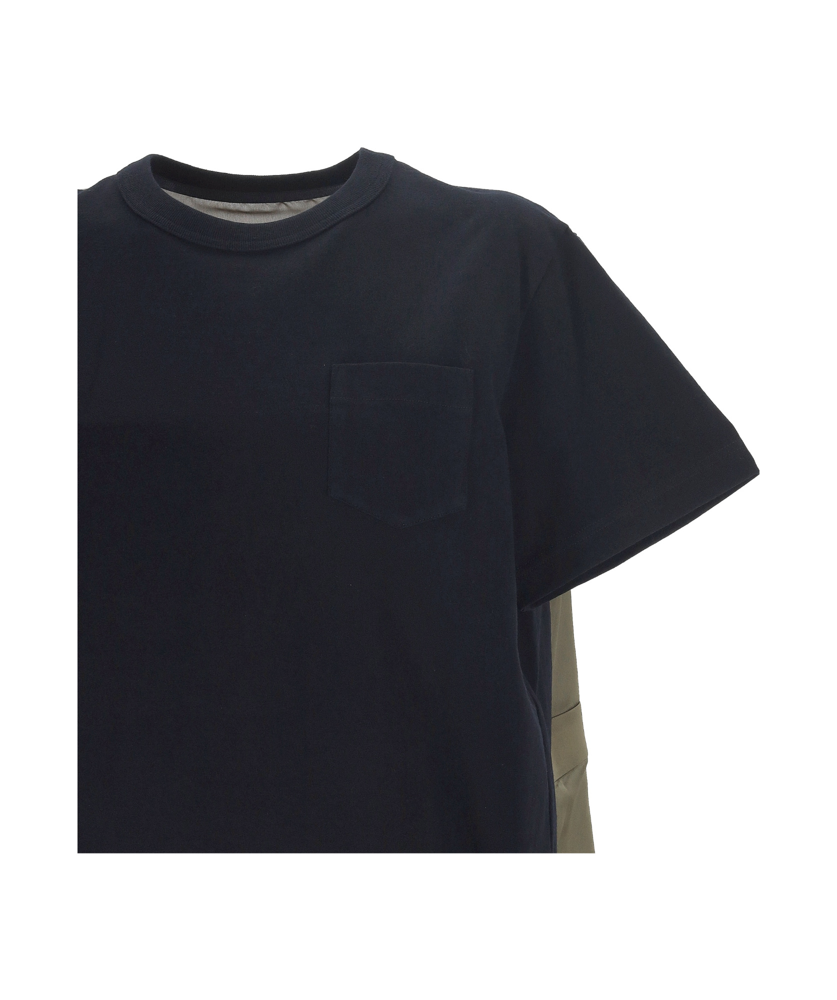 Sacai Short-sleeved T-shirt In Black