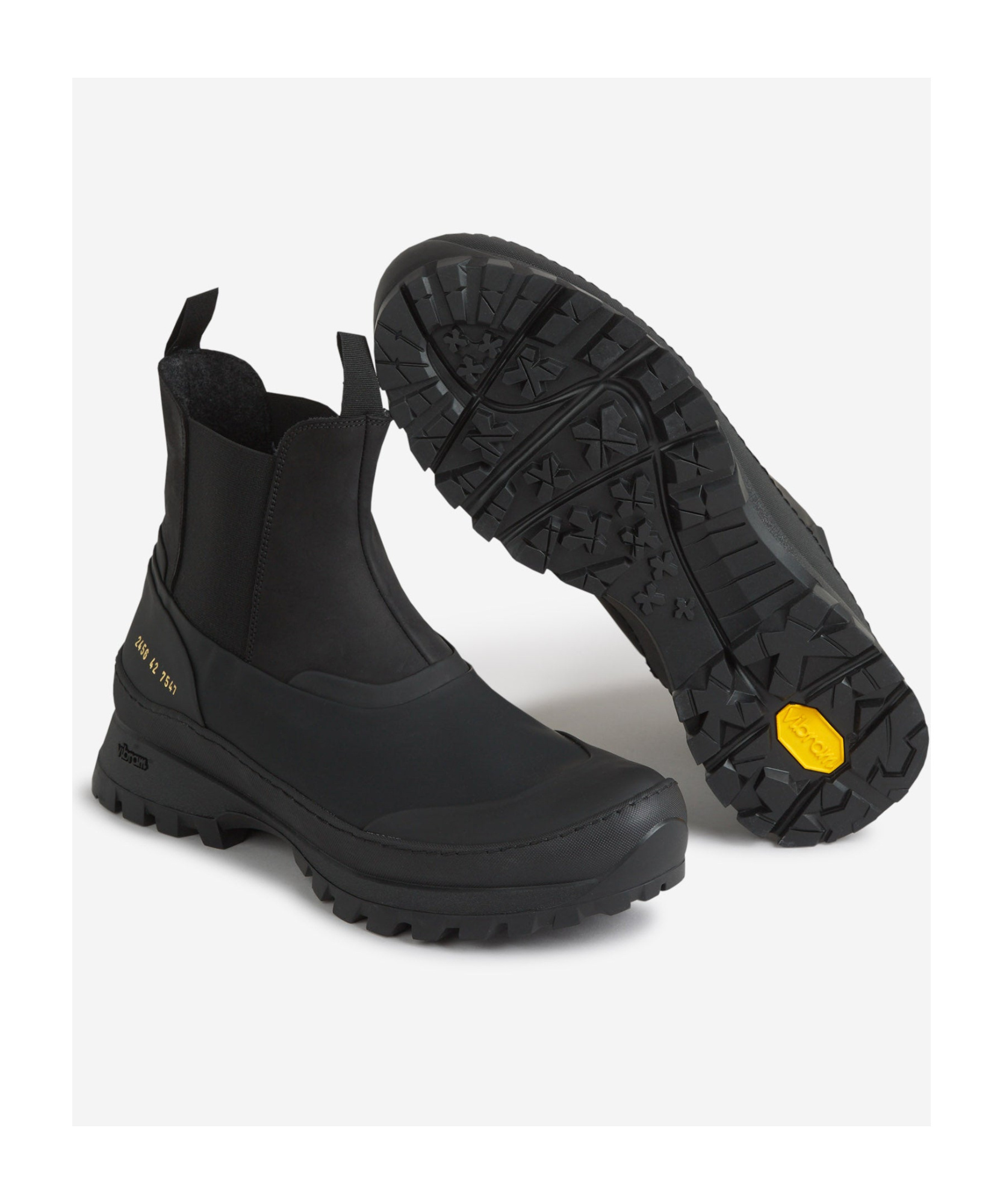 Common Projects Chelsea Hiker Boots In Black