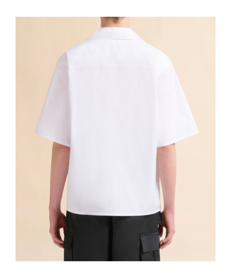 Marni Shirt With Applied Print In Lily White