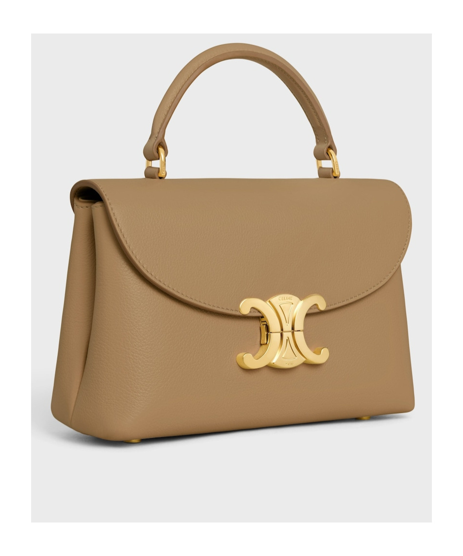 Celine Flip Shoulder Bag In Brown