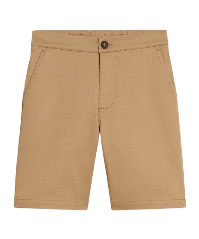 Shop Golden Goose Boys' Shorts In Beige Cotton In Nude
