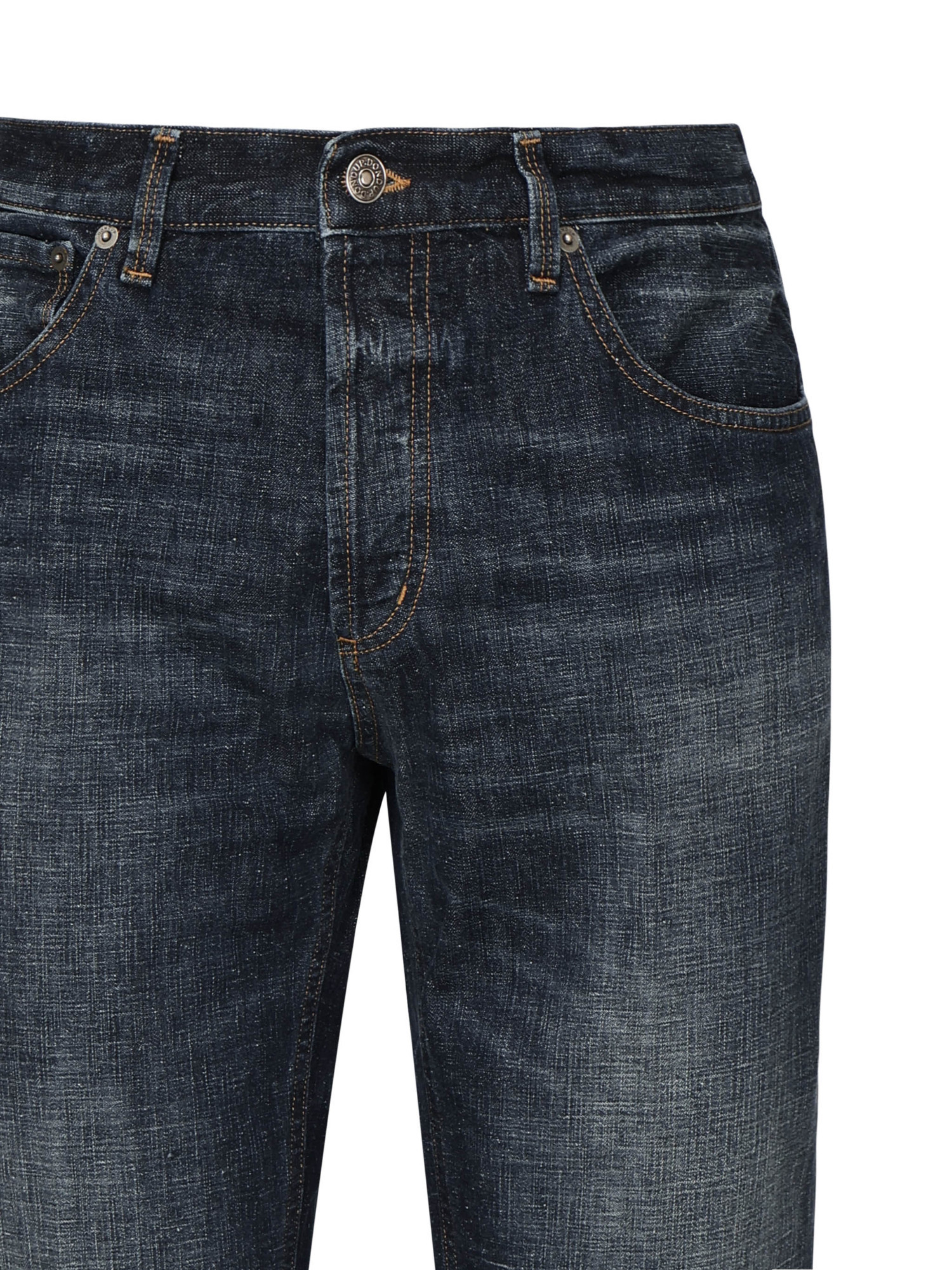 Dondup Carrot Fit Jeans Faded Effect In Black