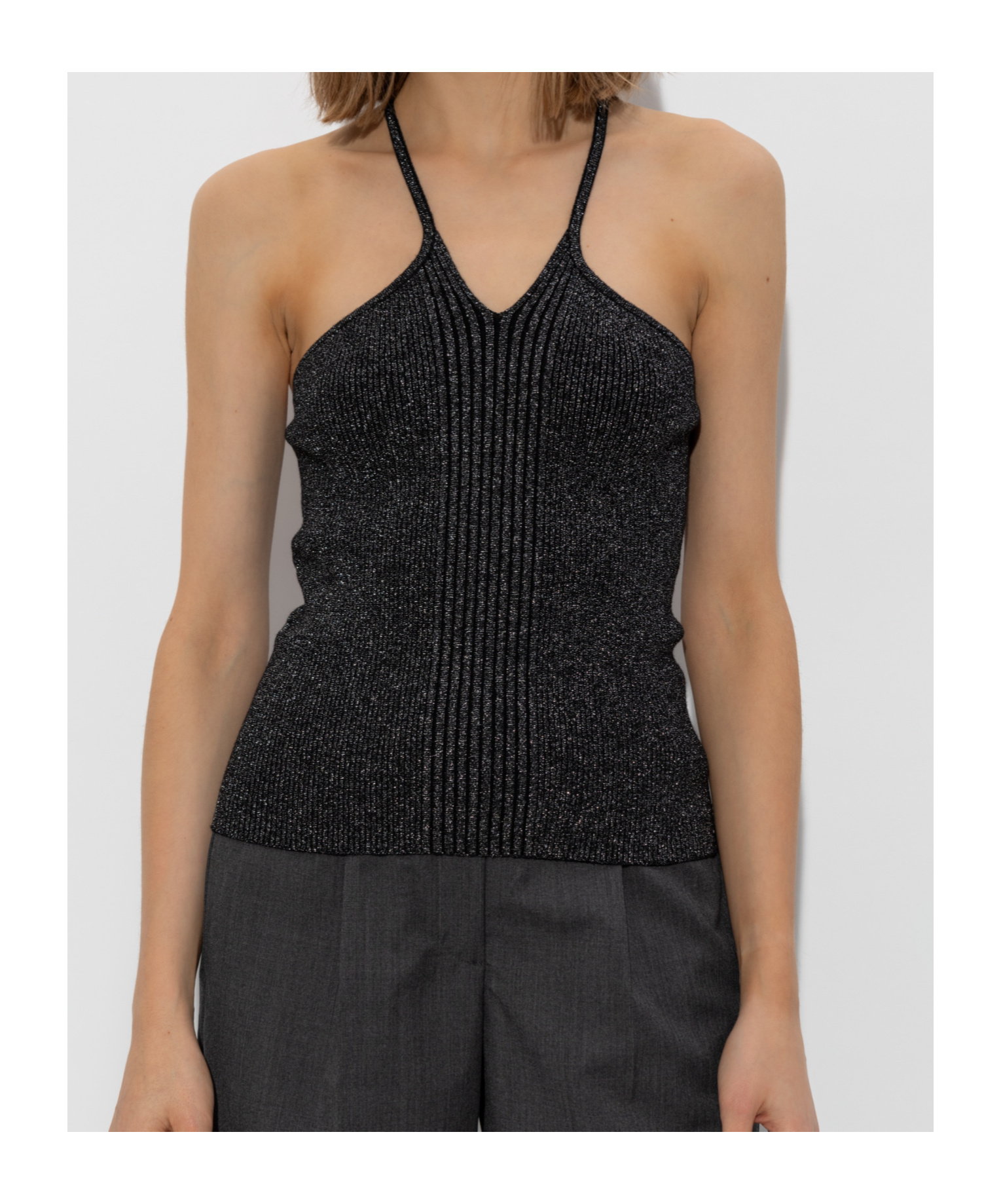 Samsoe & Samsoe Thin Shoulder Strap Sling In Black