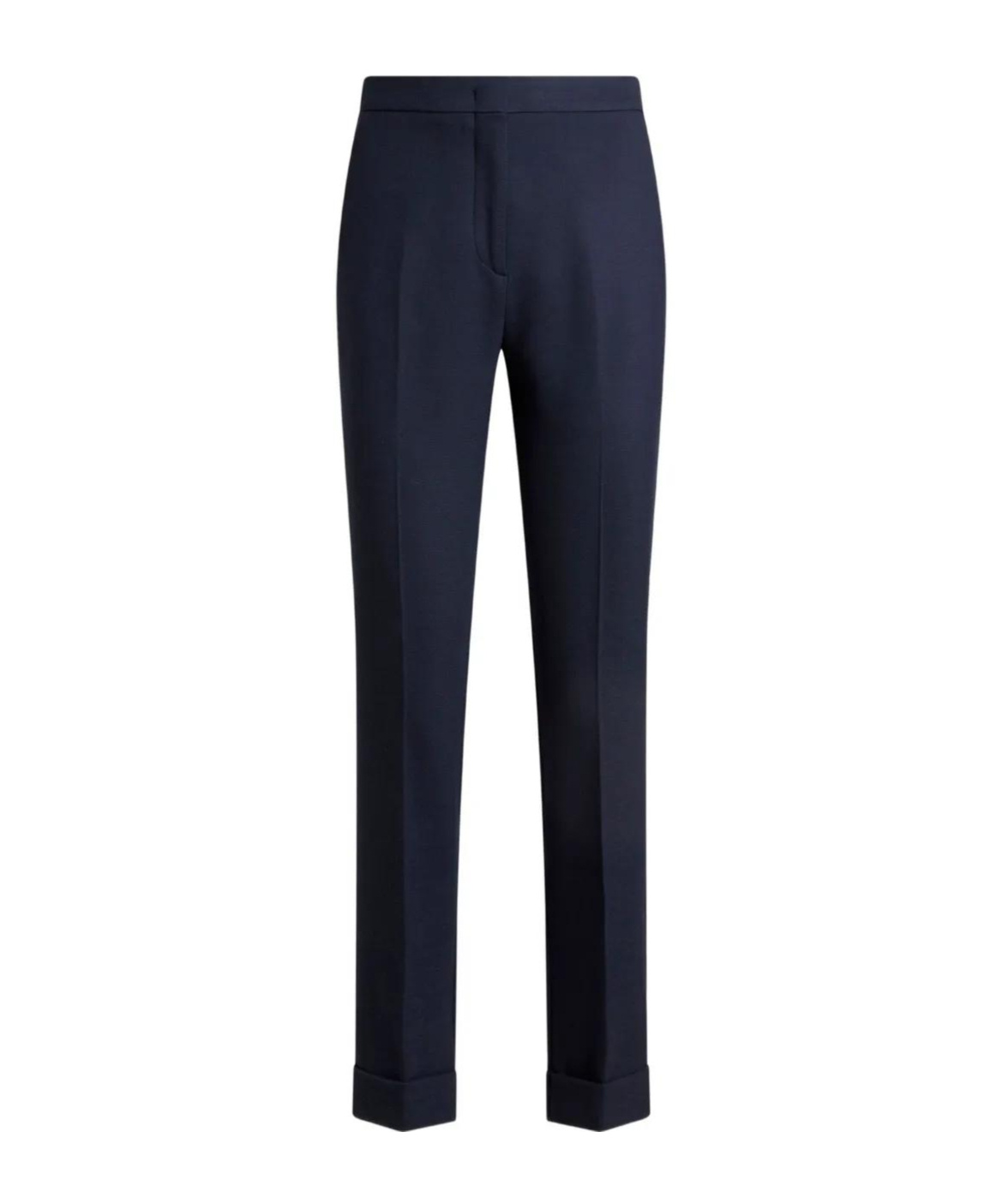 Etro Tailored Pants With A Shortened Length In Blue
