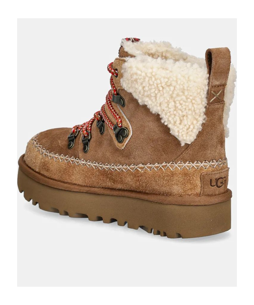 Ugg Lacing Short Boots In Brown