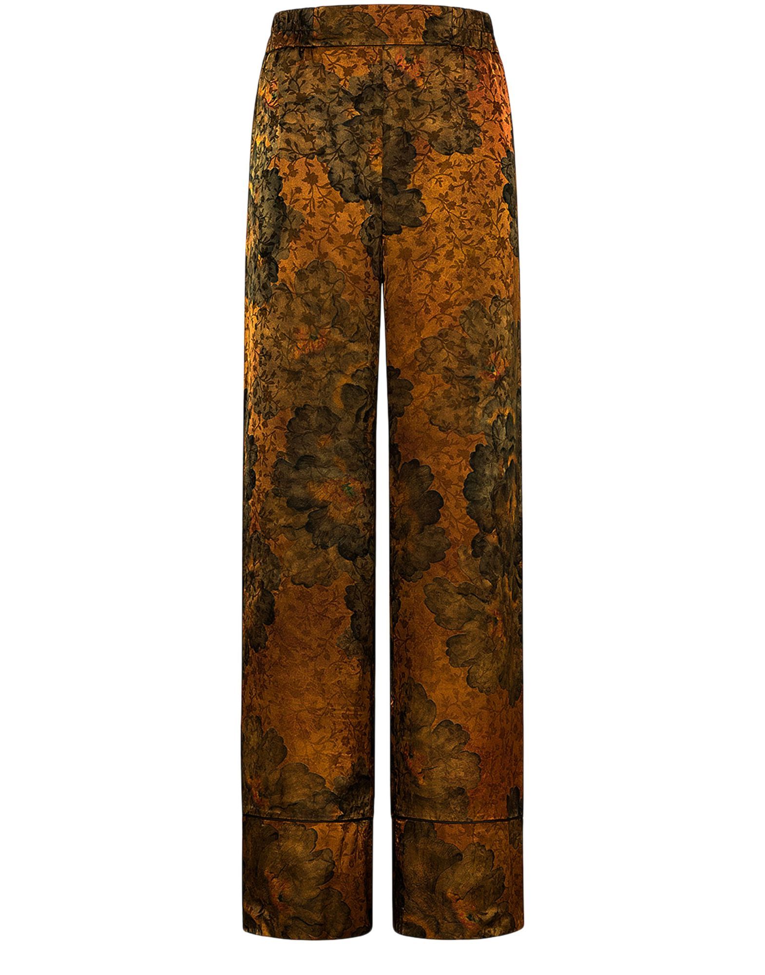 Momoní Wide-leg Casual Pants In Brown