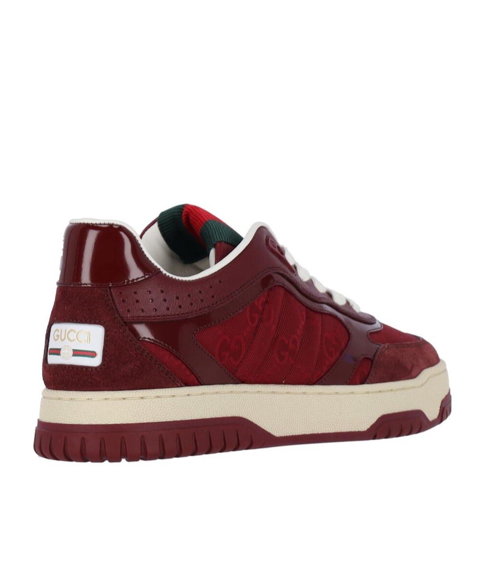 Shop Gucci Women's Re-web Sneaker In Red