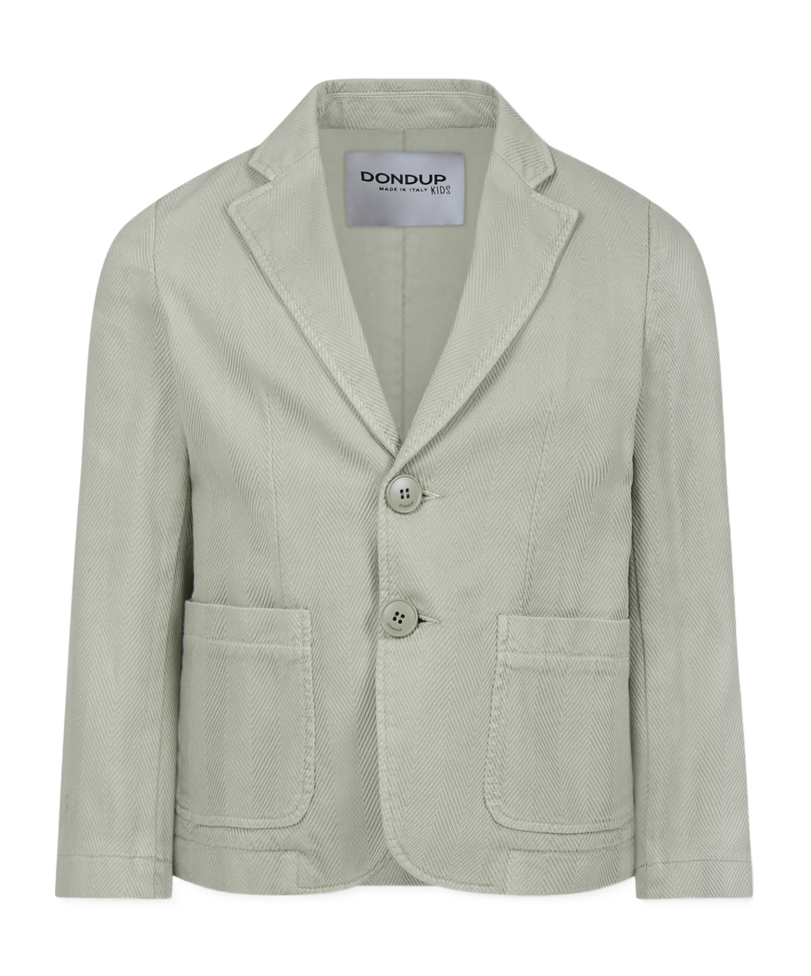Shop Dondup Single-breasted Blazer In Gray