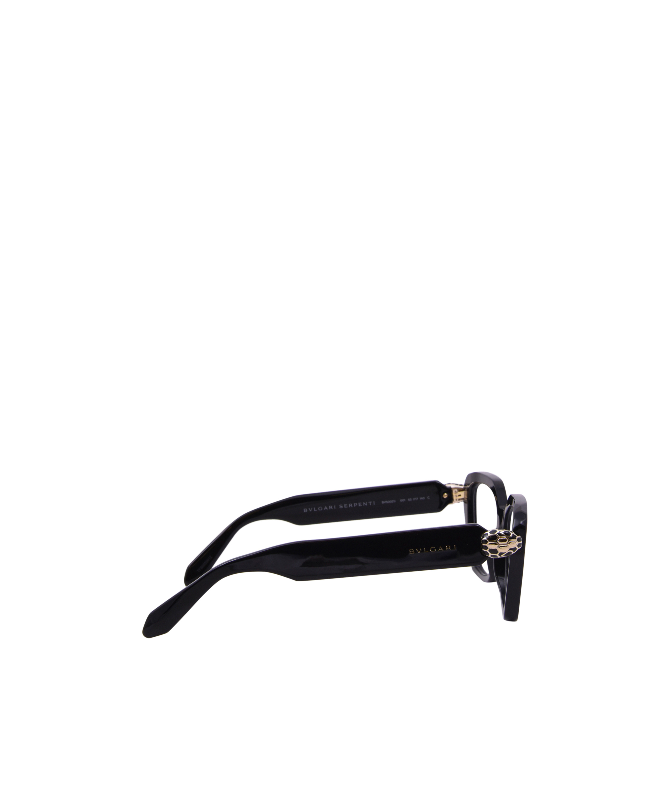Bvlgari Bulgari Geometric Frame Glasses In Black