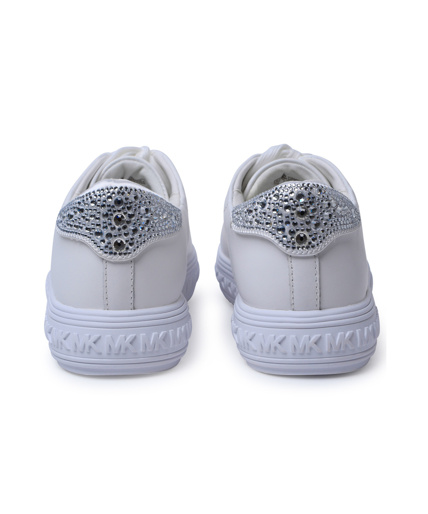 Shop Michael Kors Grove Lake Crystal-embellished Sneakers In Blue