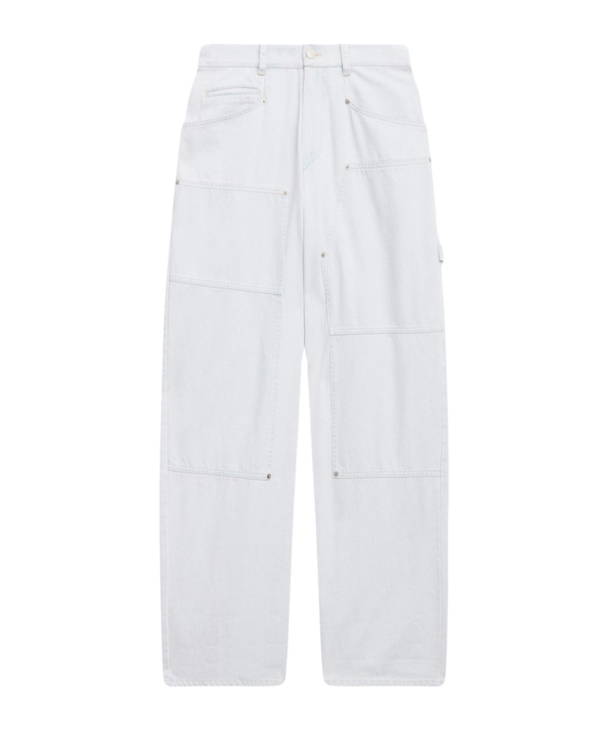 Isabel Marant Étoile Ophra Loose Fit Fine Denim Jeans In White
