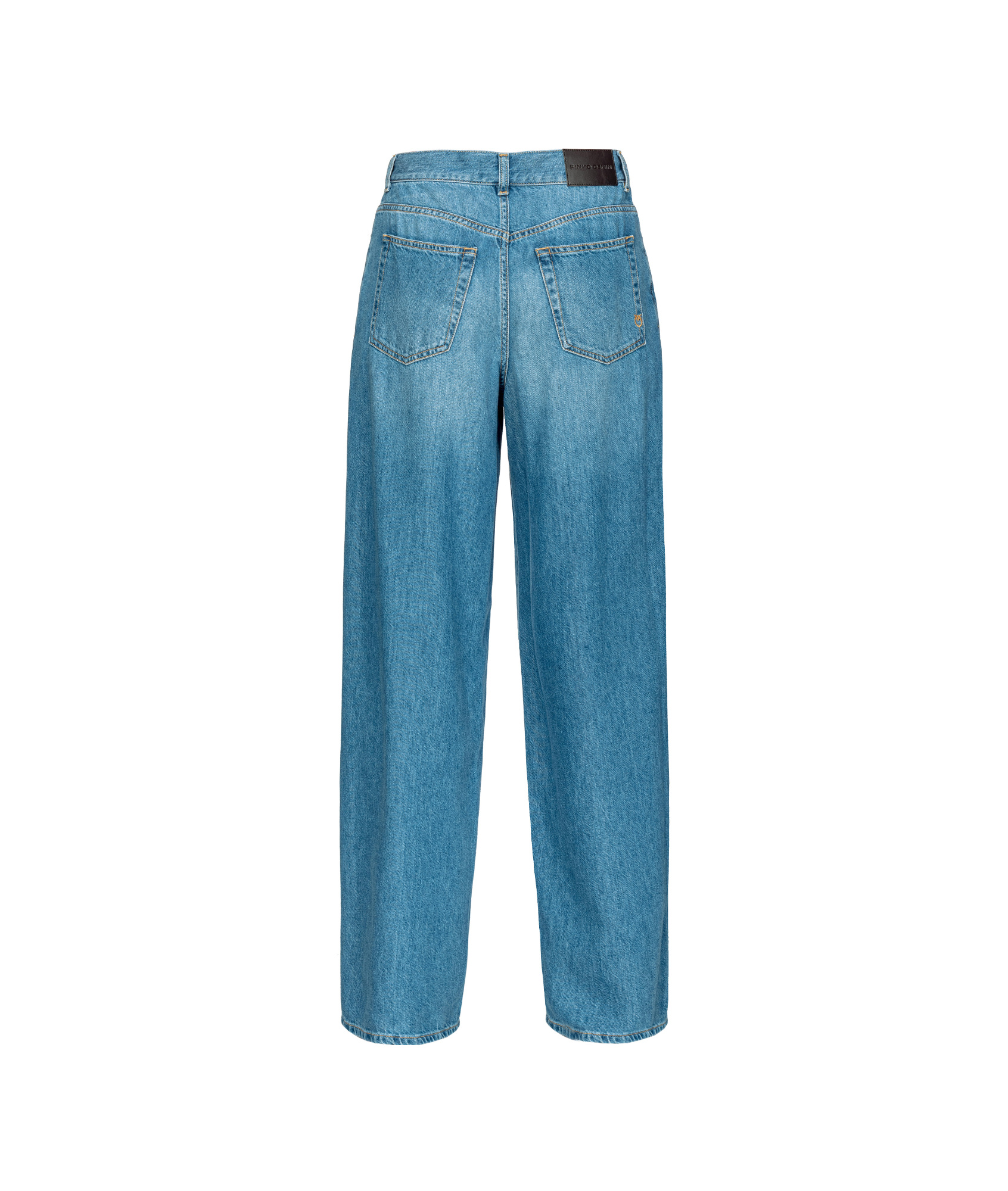 Pinko Jeans With Belt Loops In Blue