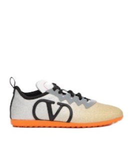 Valentino Laced Sneakers In Multicolor
