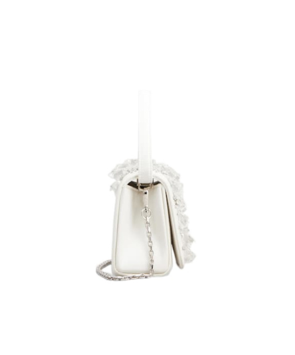 Roger Vivier Pilgrim Extra-small Shoulder Bag In Cream