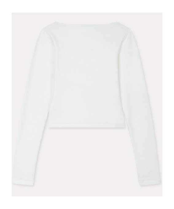 Kenzo Long-sleeved T-shirt In White