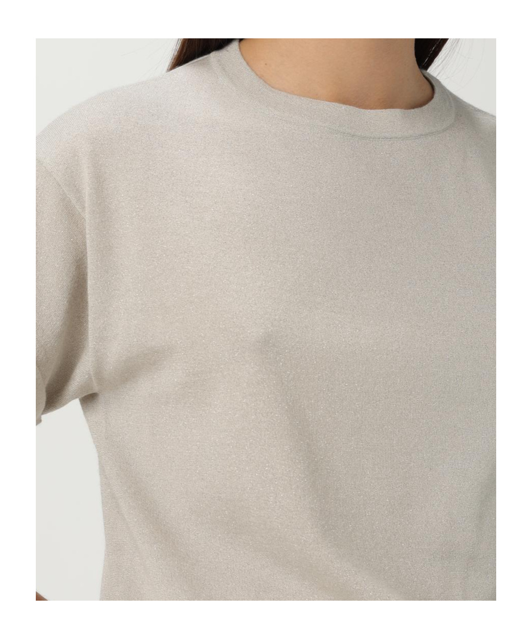 Brunello Cucinelli Round Neck Short Sleeve T-shirt In White