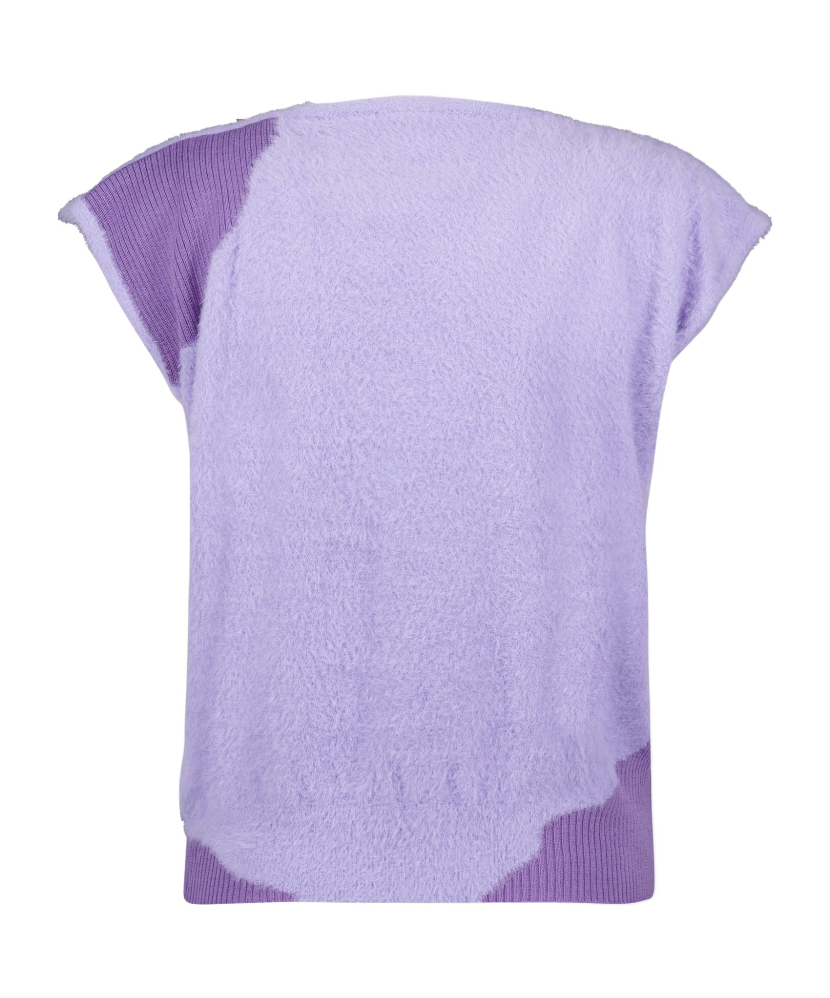 Mm6 Maison Margiela Boat-neck Sleeveless Top In Purple