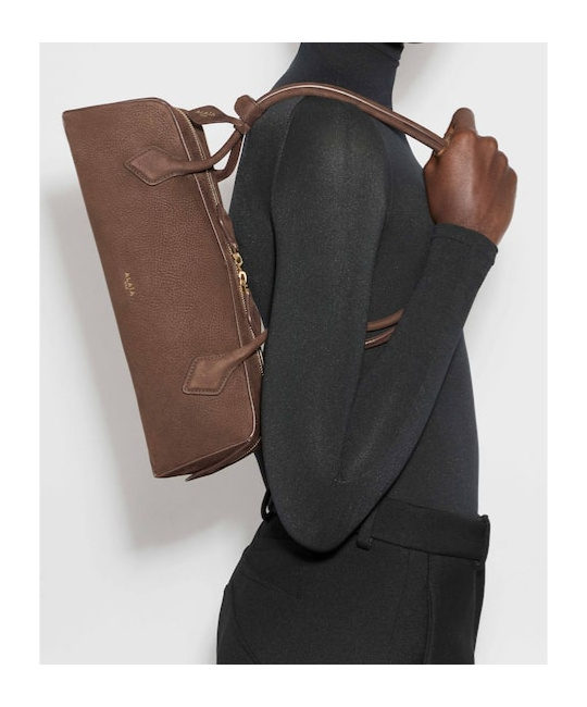 Alaïa Le Teckel Medium In Shiny Leather Bags