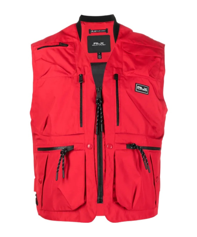 Polo Ralph Lauren Brendan Multi-pocket Cargo Vest In Red